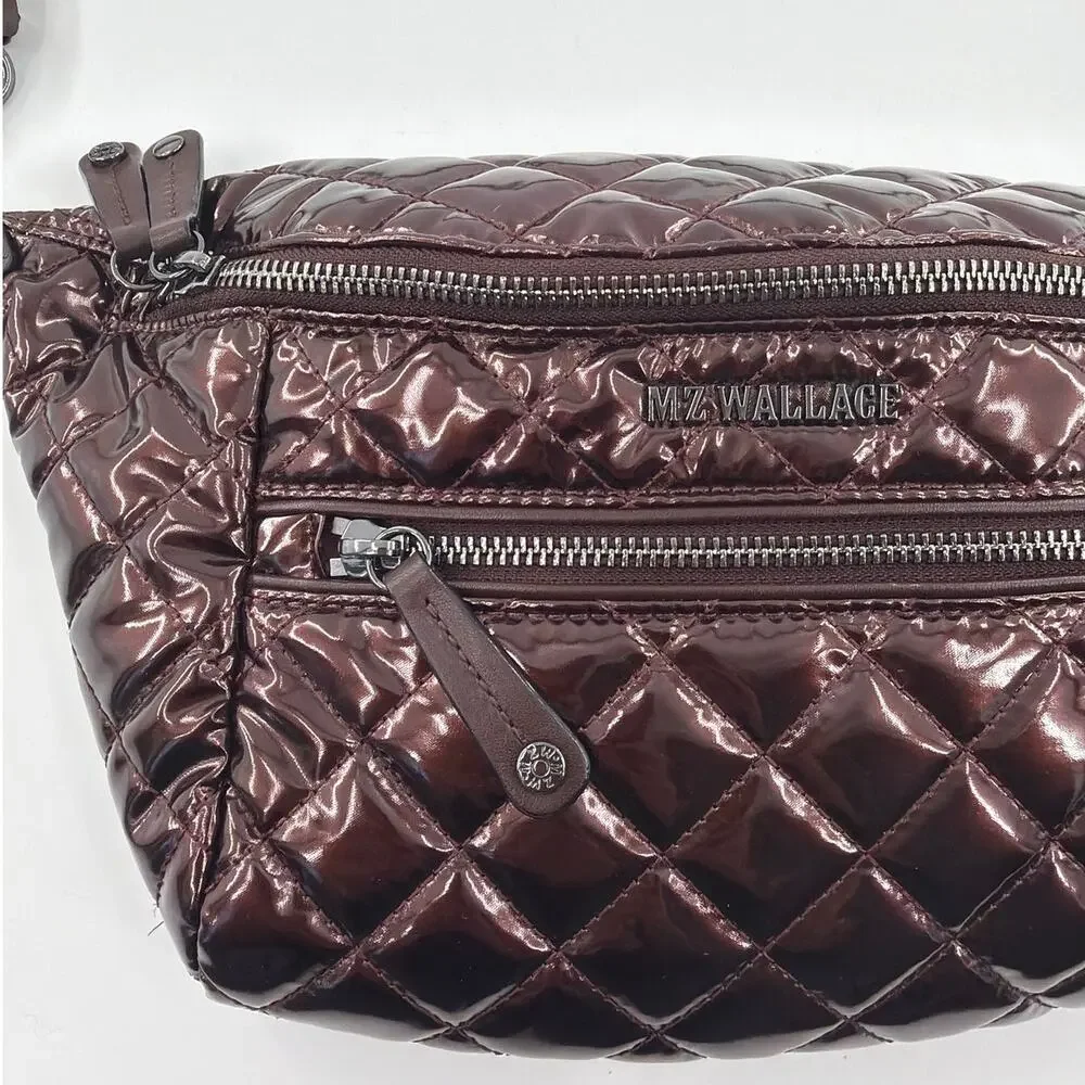 MZ Wallace Bordeaux Crosby Small Crossbody Sling Bag - Picture 4 of 10